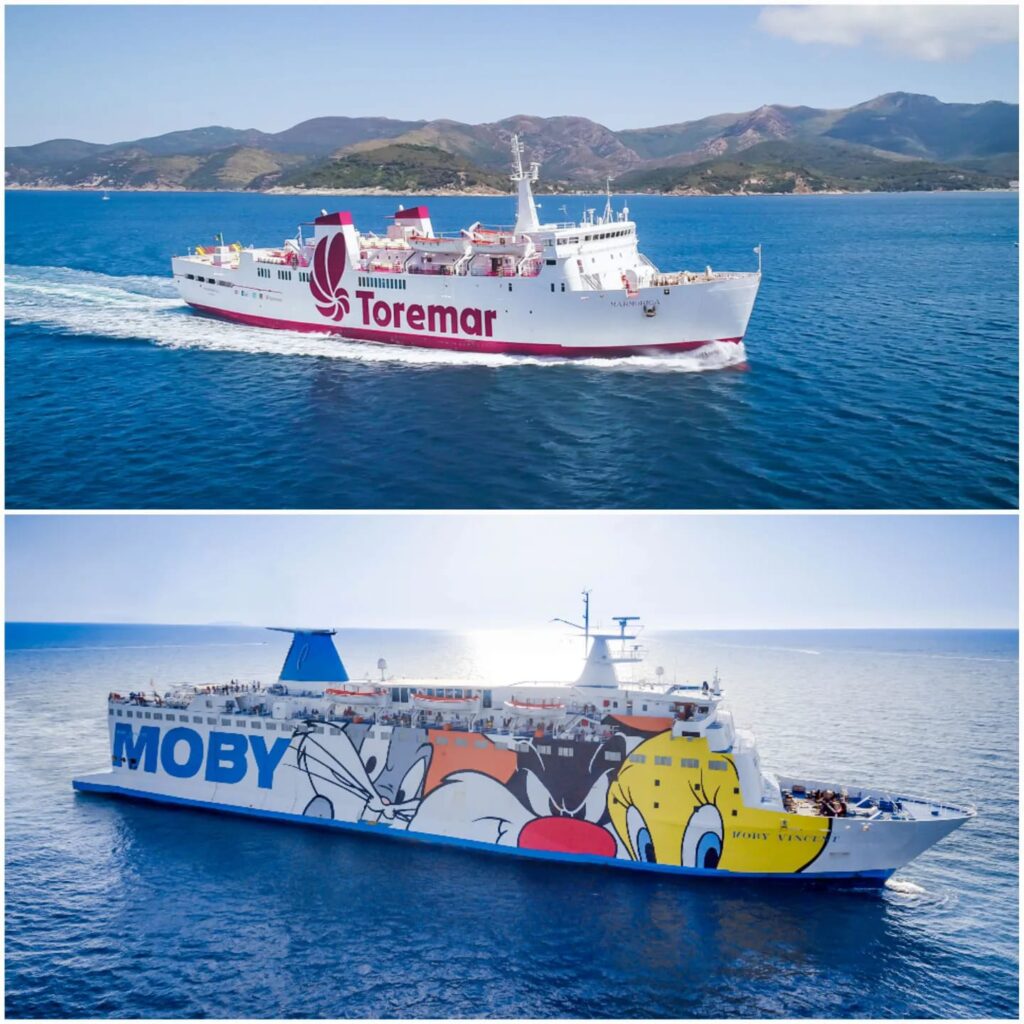 moby e toremar per la maratona dell'isola d'Elba